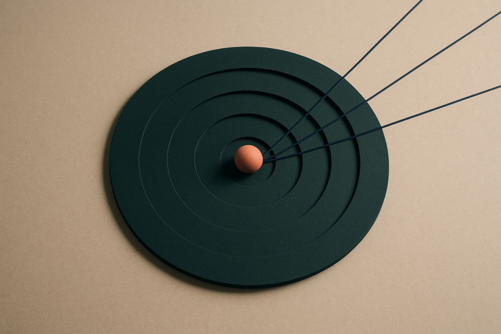 Abstract beeld dat een Google Ads campagne representeert